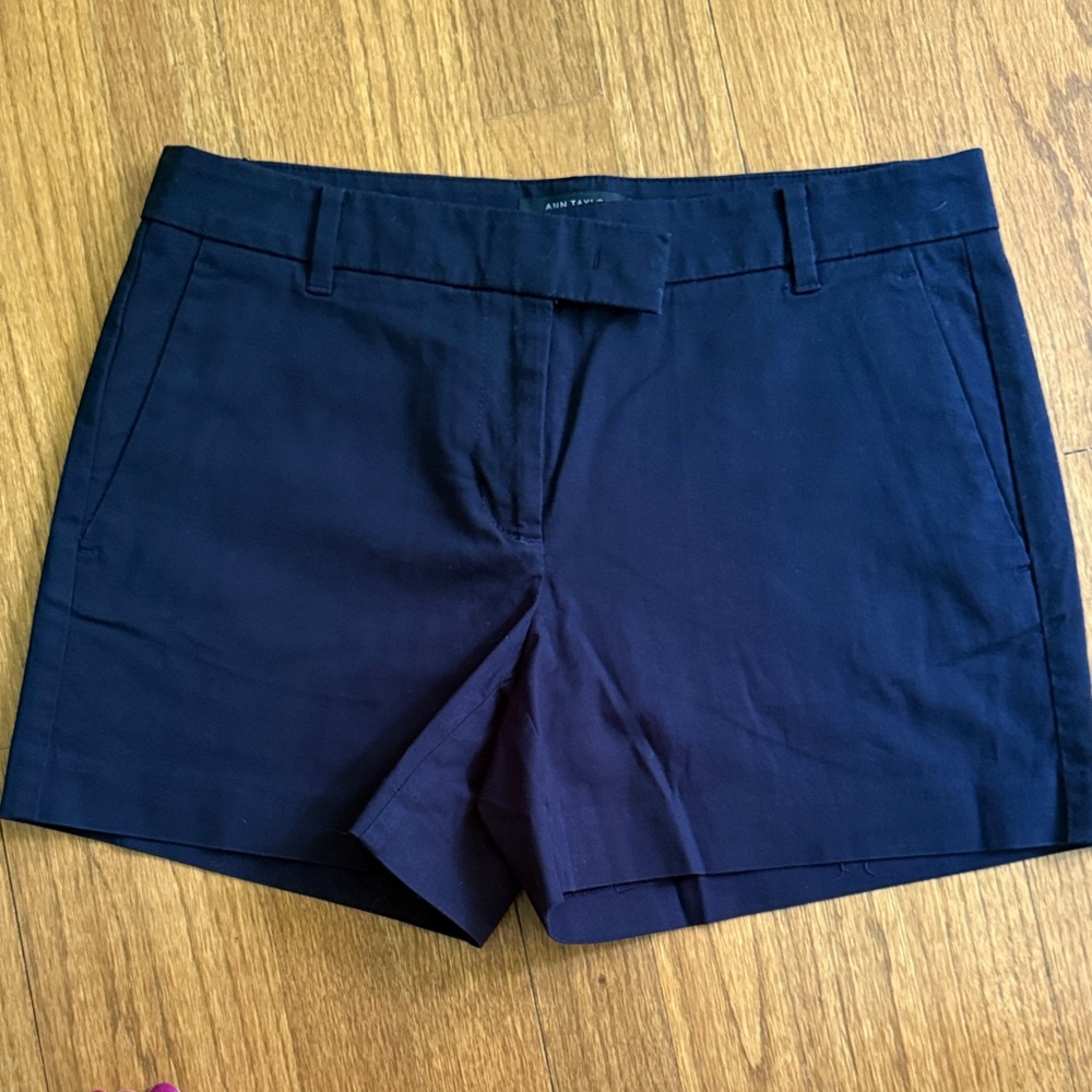 Ann Taylor High Waist Navy Women's Shorts
